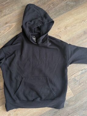 art class Black Hooded Sweatshirt with Kangaroo Pocket
